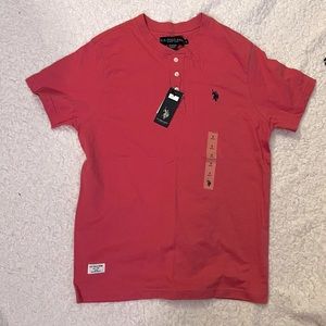 Men’s US polo assn. pink T-shirt